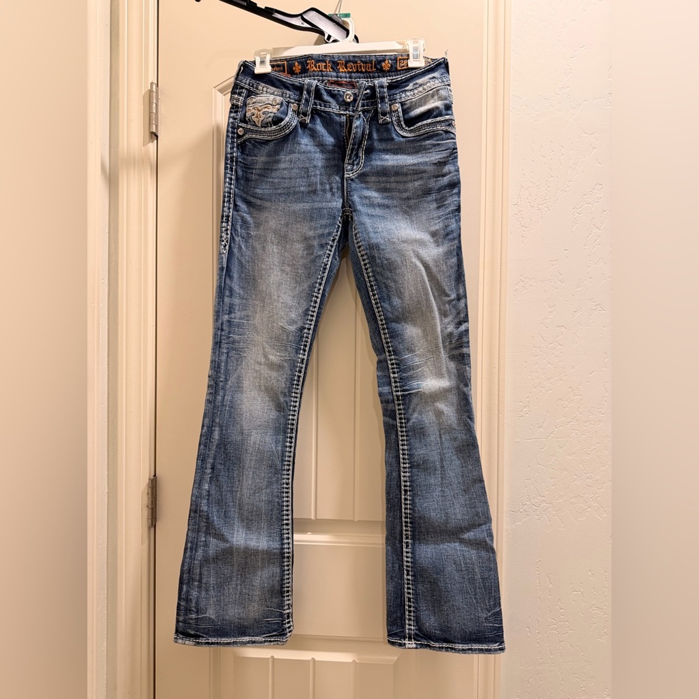 ‼️Rock Revival Womens Bootcut Jeans 26 Nadine‼️ WORN ONCE ‼️RETAIL $179 - Picture 10 of 14